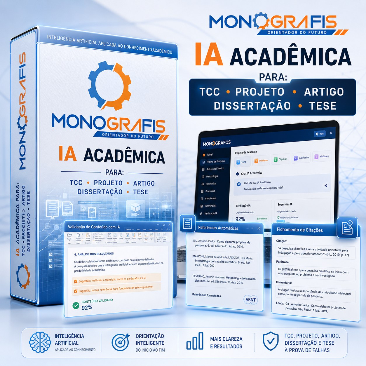 Monografis – IA para TCC e Artigo Científico